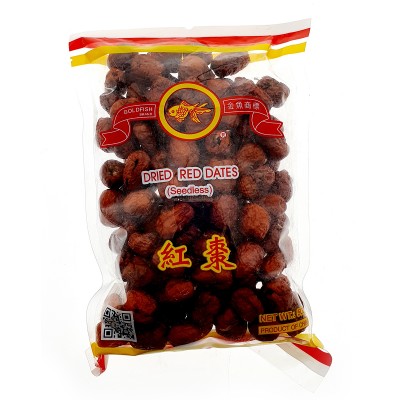 GoldFish Dried Red Dates (Seedless) 500g